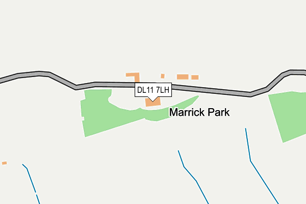 DL11 7LH map - OS OpenMap – Local (Ordnance Survey)