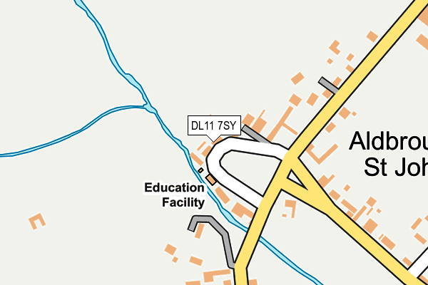 DL11 7SY map - OS OpenMap – Local (Ordnance Survey)