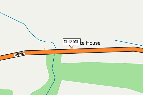 DL12 0DL map - OS OpenMap – Local (Ordnance Survey)