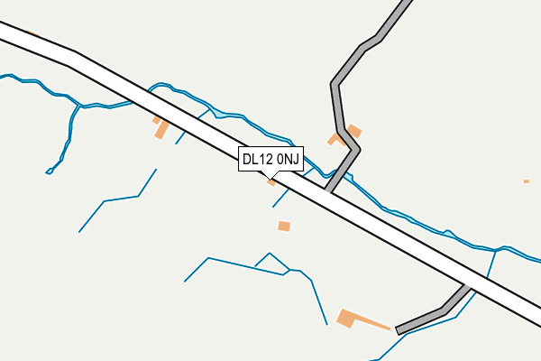 DL12 0NJ map - OS OpenMap – Local (Ordnance Survey)