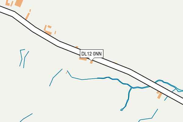 DL12 0NN map - OS OpenMap – Local (Ordnance Survey)