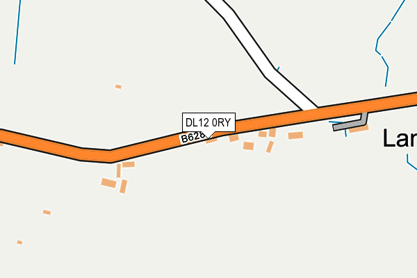 DL12 0RY map - OS OpenMap – Local (Ordnance Survey)