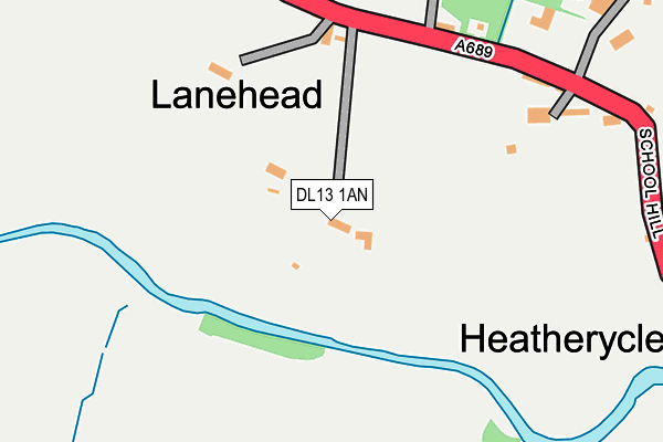 DL13 1AN map - OS OpenMap – Local (Ordnance Survey)