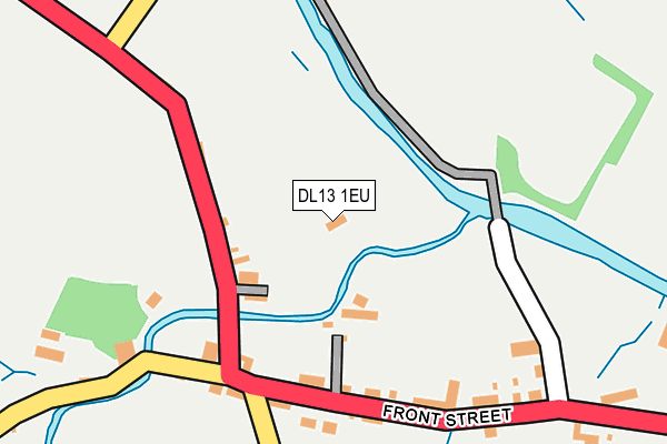DL13 1EU map - OS OpenMap – Local (Ordnance Survey)