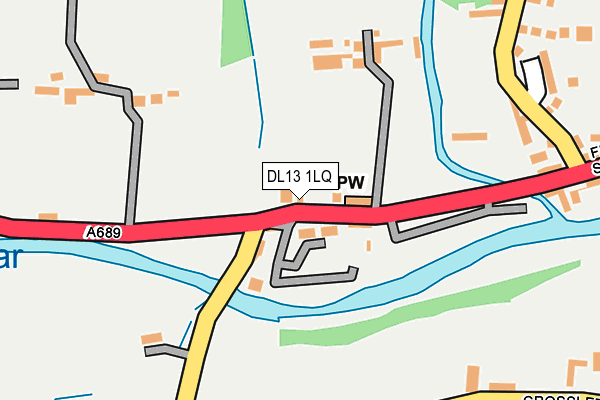 DL13 1LQ map - OS OpenMap – Local (Ordnance Survey)
