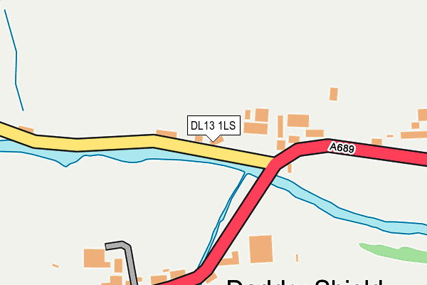 DL13 1LS map - OS OpenMap – Local (Ordnance Survey)