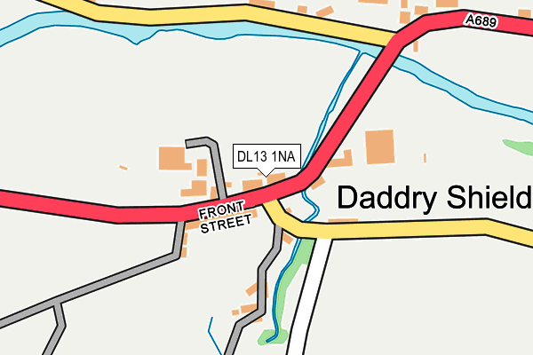 DL13 1NA map - OS OpenMap – Local (Ordnance Survey)