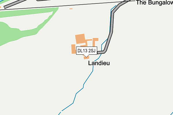 DL13 2SJ map - OS OpenMap – Local (Ordnance Survey)