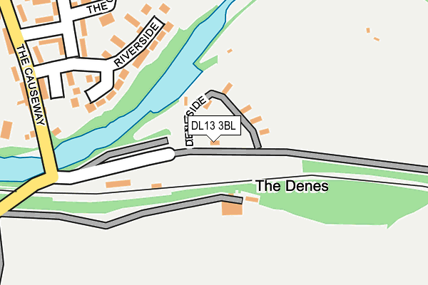 DL13 3BL map - OS OpenMap – Local (Ordnance Survey)