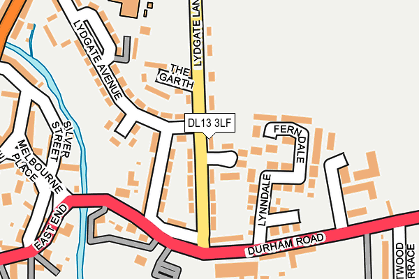 DL13 3LF map - OS OpenMap – Local (Ordnance Survey)