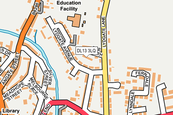 DL13 3LQ map - OS OpenMap – Local (Ordnance Survey)