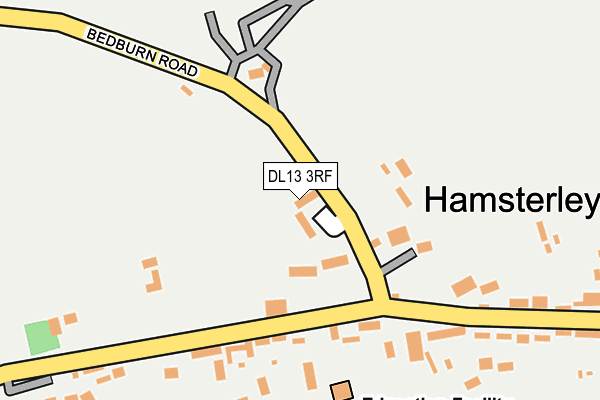 DL13 3RF map - OS OpenMap – Local (Ordnance Survey)