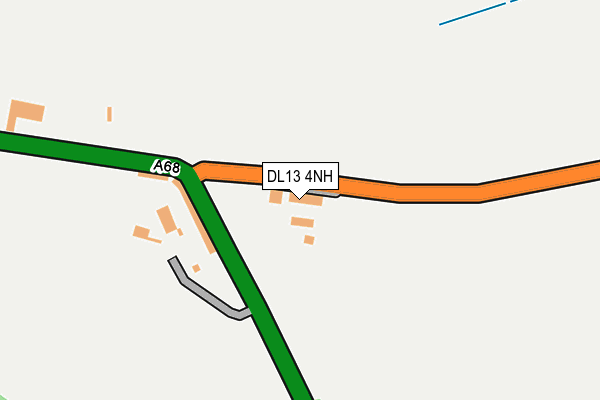 DL13 4NH map - OS OpenMap – Local (Ordnance Survey)
