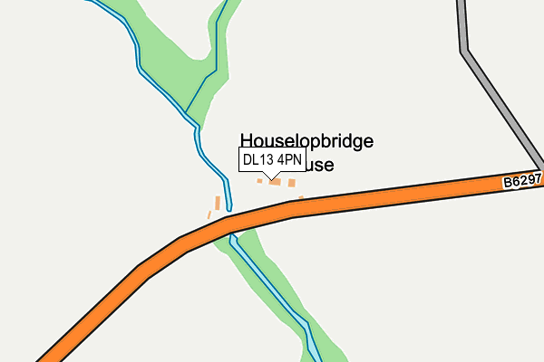 DL13 4PN map - OS OpenMap – Local (Ordnance Survey)