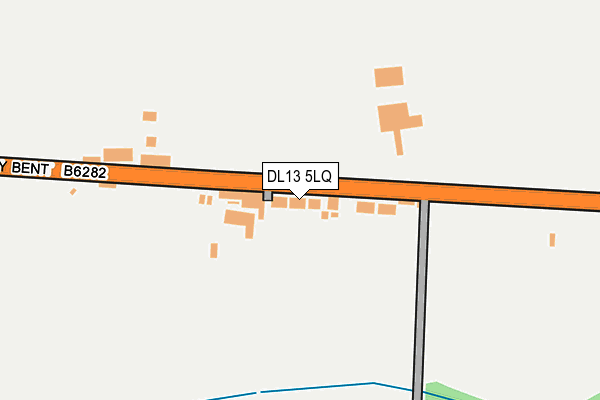 DL13 5LQ map - OS OpenMap – Local (Ordnance Survey)