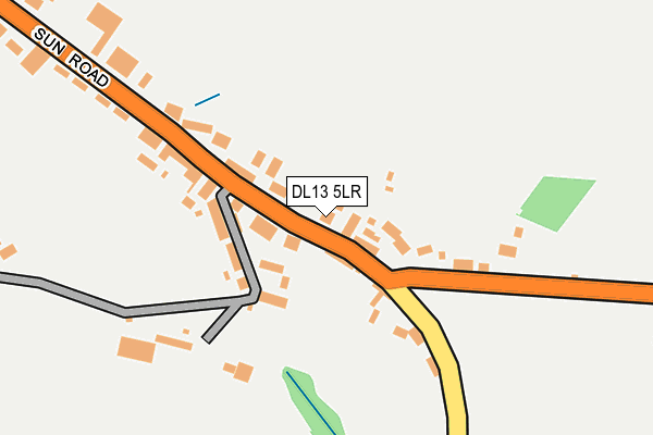 DL13 5LR map - OS OpenMap – Local (Ordnance Survey)
