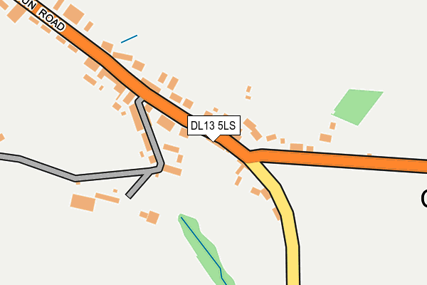DL13 5LS map - OS OpenMap – Local (Ordnance Survey)