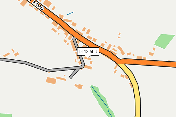 DL13 5LU map - OS OpenMap – Local (Ordnance Survey)