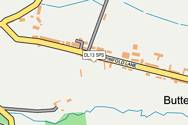 DL13 5PS map - OS OpenMap – Local (Ordnance Survey)