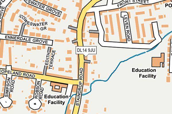 Map of A THOMSON ENGINEERING LTD at local scale