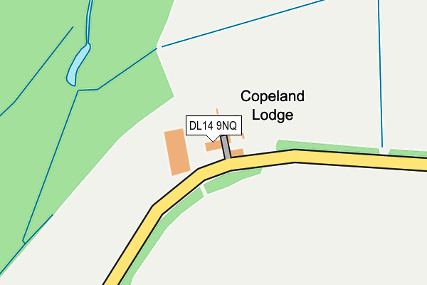 DL14 9NQ map - OS OpenMap – Local (Ordnance Survey)