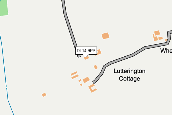 DL14 9PP map - OS OpenMap – Local (Ordnance Survey)