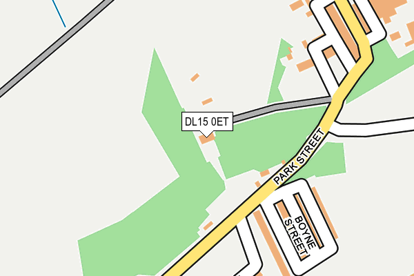 DL15 0ET map - OS OpenMap – Local (Ordnance Survey)