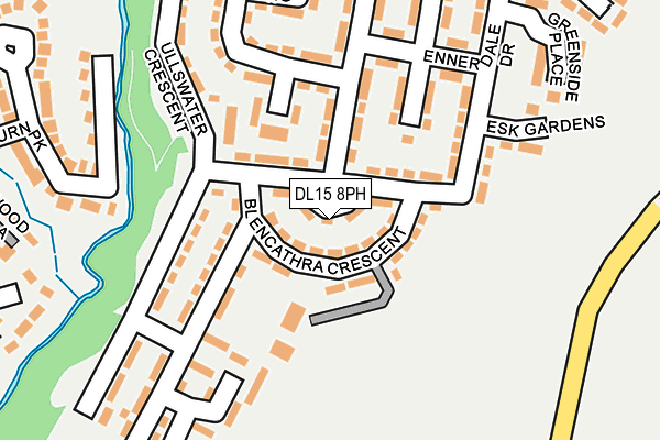 DL15 8PH map - OS OpenMap – Local (Ordnance Survey)