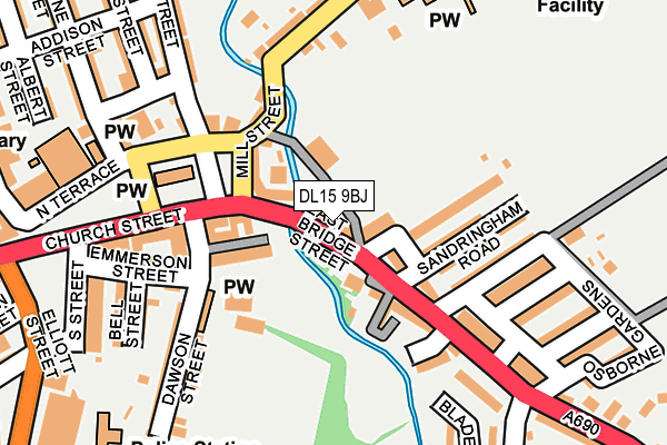 Map of LANCHESTER NEWS LIMITED at local scale