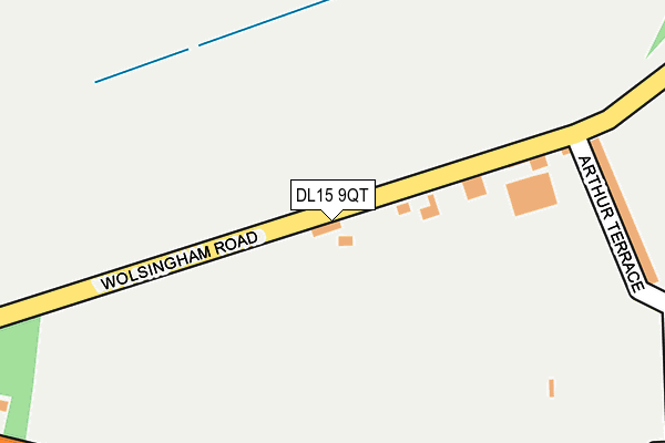 DL15 9QT map - OS OpenMap – Local (Ordnance Survey)