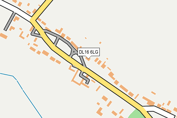 DL16 6LG map - OS OpenMap – Local (Ordnance Survey)