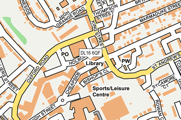 Map of AUTON ACADEMY LIMITED at local scale