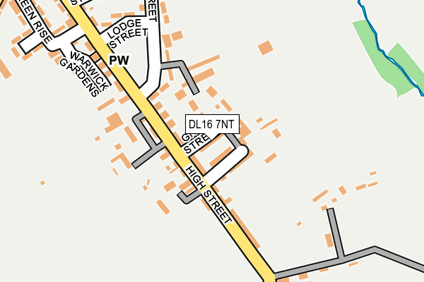 DL16 7NT map - OS OpenMap – Local (Ordnance Survey)
