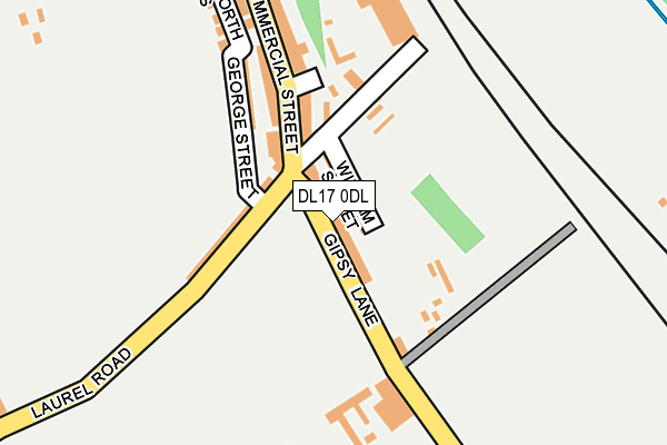 DL17 0DL map - OS OpenMap – Local (Ordnance Survey)