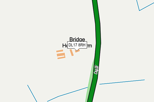 DL17 8RH map - OS OpenMap – Local (Ordnance Survey)