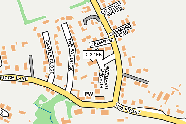 Map of HOPKINS PROPERTIES LIMITED at local scale
