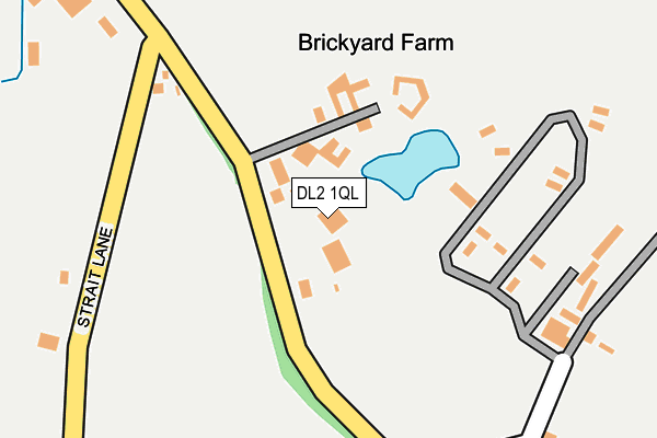 DL2 1QL map - OS OpenMap – Local (Ordnance Survey)