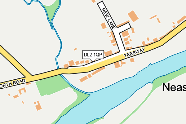 DL2 1QP map - OS OpenMap – Local (Ordnance Survey)