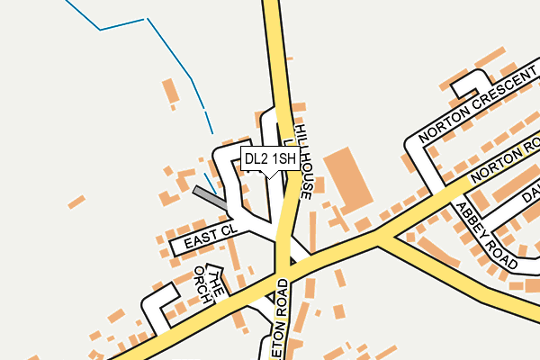 DL2 1SH map - OS OpenMap – Local (Ordnance Survey)