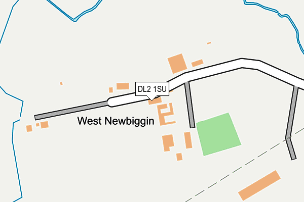 DL2 1SU map - OS OpenMap – Local (Ordnance Survey)