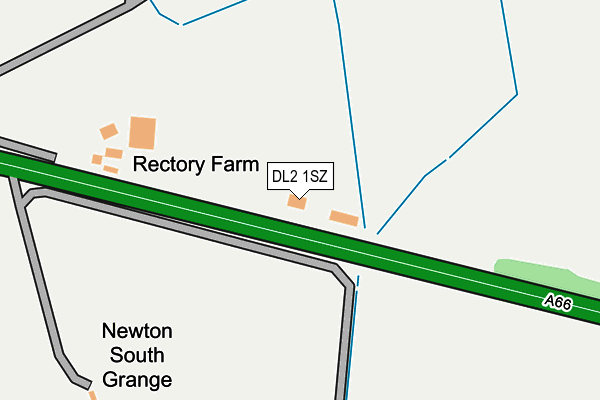 DL2 1SZ map - OS OpenMap – Local (Ordnance Survey)