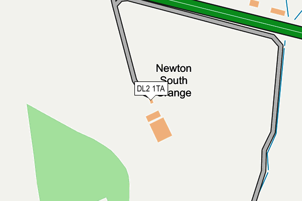 DL2 1TA map - OS OpenMap – Local (Ordnance Survey)