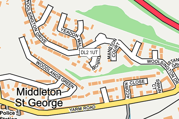 Map of DINSDALE CONTROL LTD at local scale