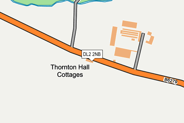 DL2 2NB map - OS OpenMap – Local (Ordnance Survey)