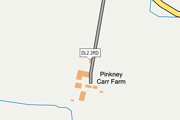 DL2 2RD map - OS OpenMap – Local (Ordnance Survey)