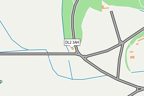DL2 3AH map - OS OpenMap – Local (Ordnance Survey)