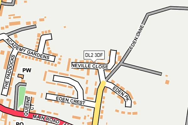 Map of GAINFORD CONSULTING LIMITED at local scale