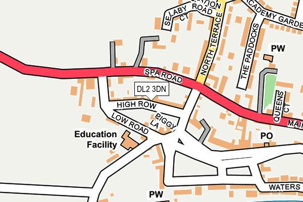 Map of SW PILATES LIMITED at local scale