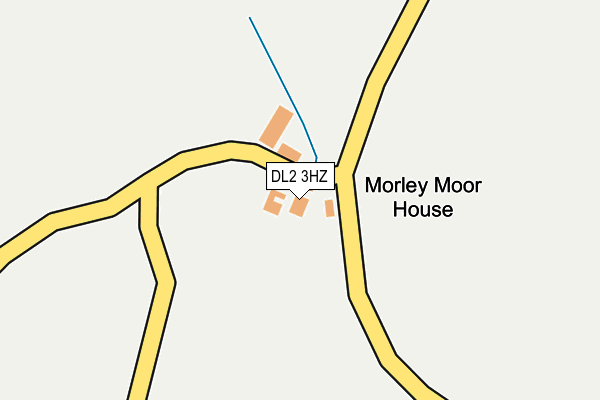 DL2 3HZ map - OS OpenMap – Local (Ordnance Survey)