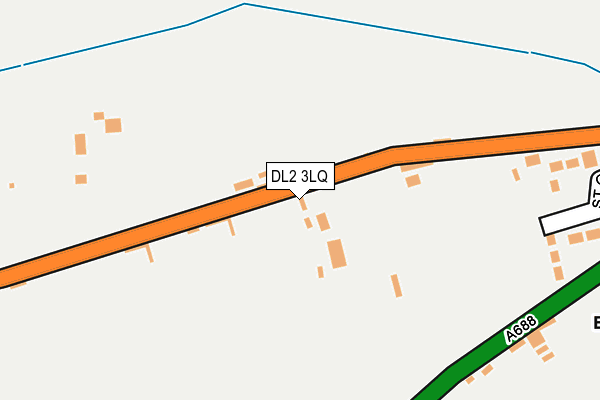 DL2 3LQ map - OS OpenMap – Local (Ordnance Survey)